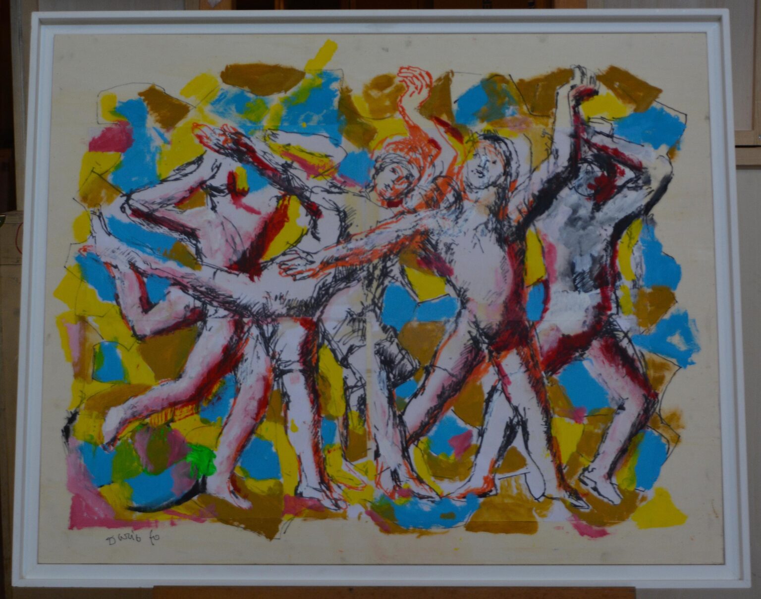 Sequenza ritmica di gestualit&agrave; danzante di Rukeli - Dario Fo 