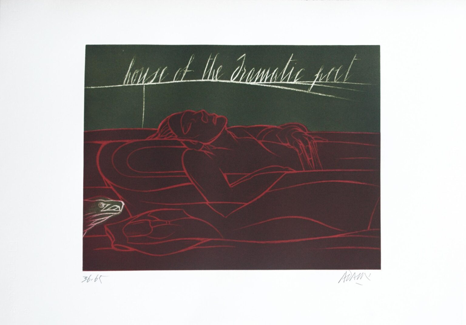 House of Dramatic Poet - Valerio Adami 