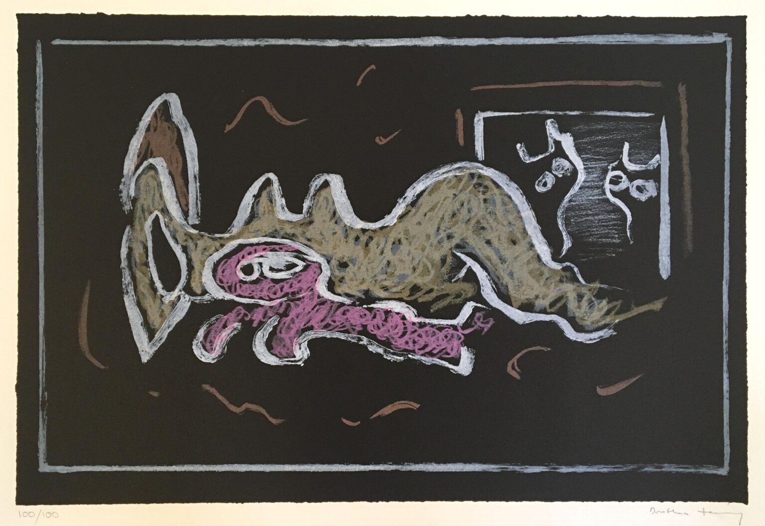 Nue couch&eacute;e - Dorothea Tanning 