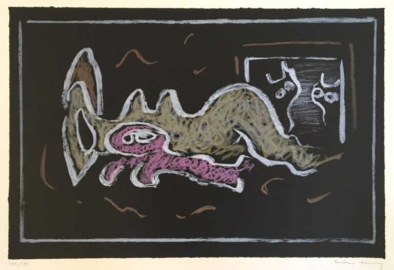 Nue couchée - Dorothea Tanning 