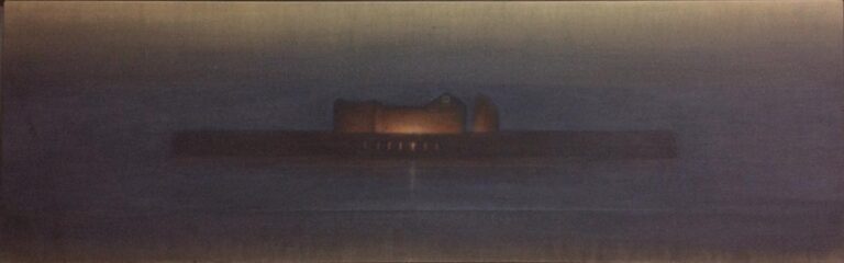 Die Insel Santo Spirito bei Nacht - Eduard Angeli 