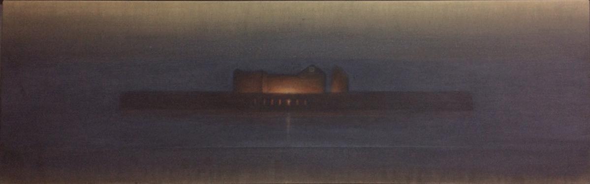 Die Insel Santo Spirito bei Nacht - Eduard Angeli 