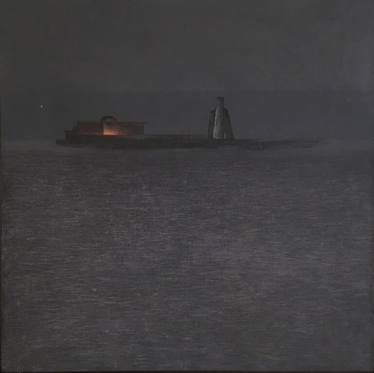 Einsame Insel Nacht - Eduard Angeli 