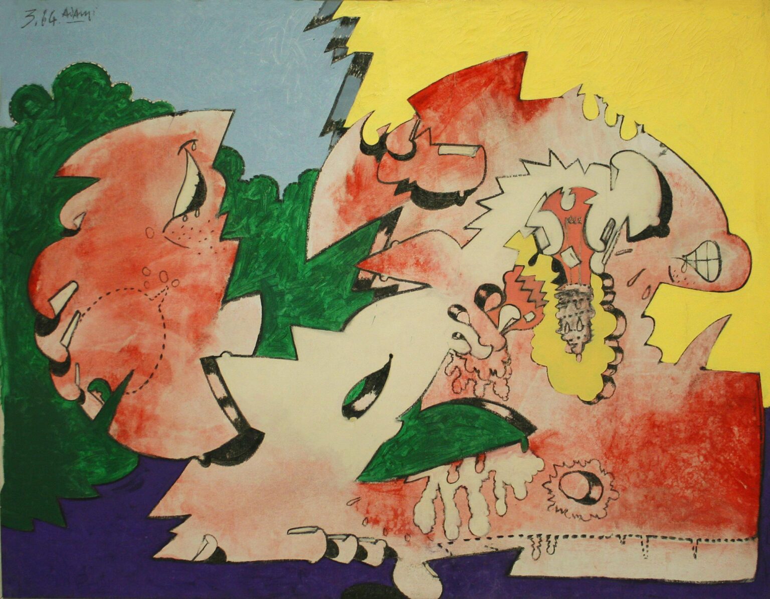 Ohne Titel - Valerio Adami 