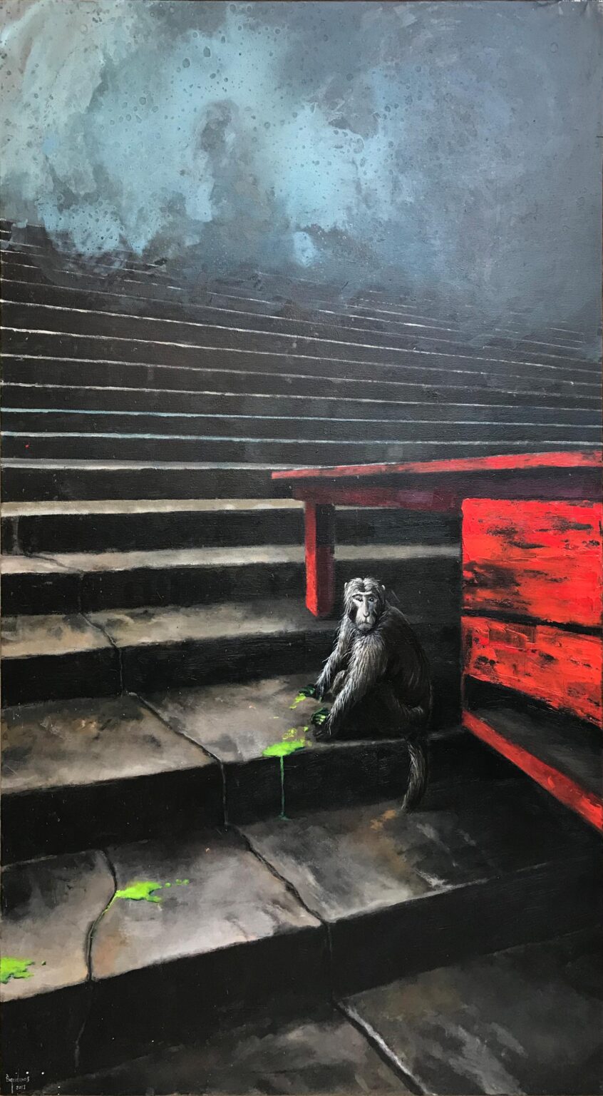 Escalera con Mono - Jos&eacute; Engu&iacute;danos 