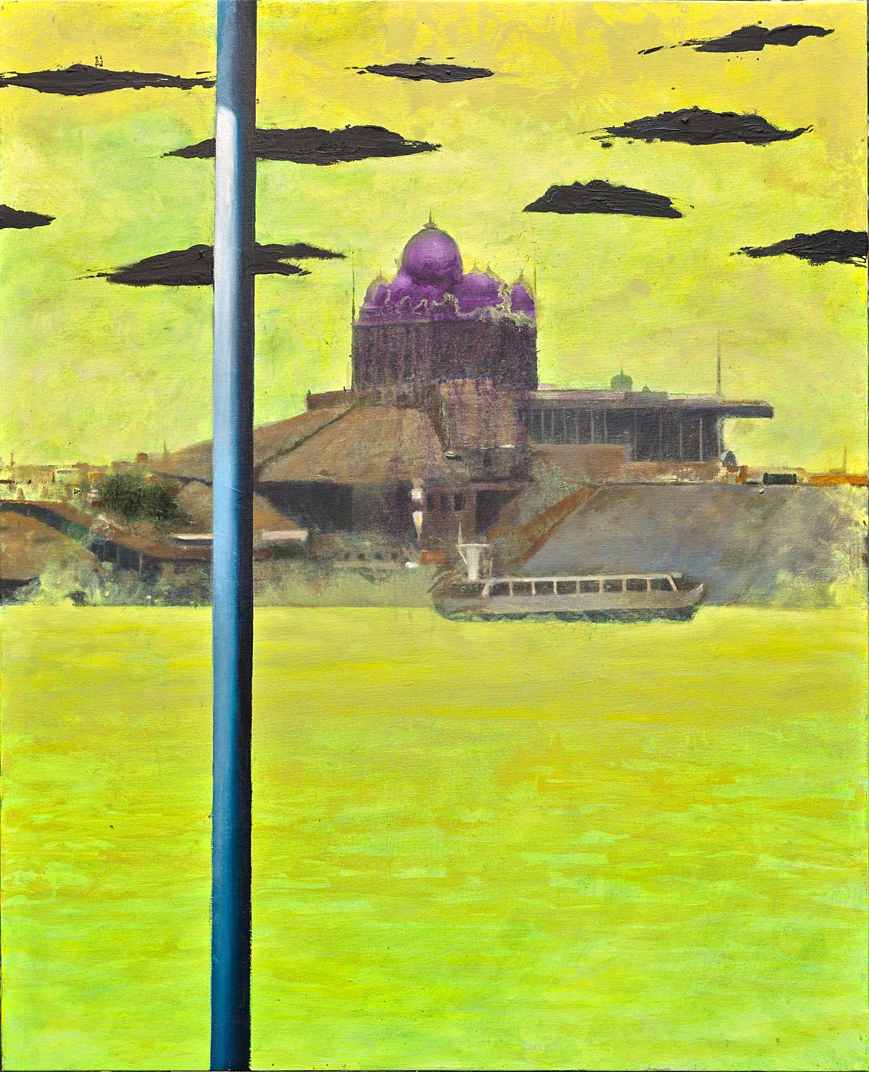 Templo con Nubes negras - Jos&eacute; Engu&iacute;danos 