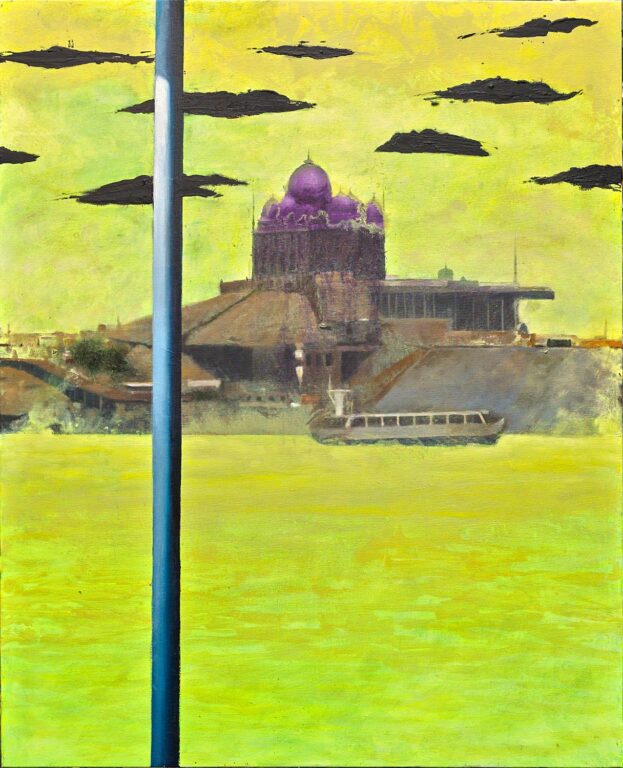 Templo con Nubes negras - José Enguídanos 