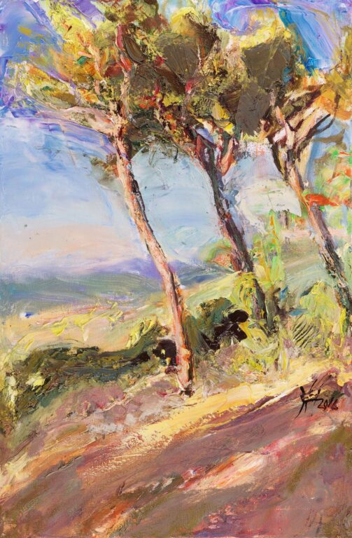 Pinien in Puyloubier - Johannes Heisig 