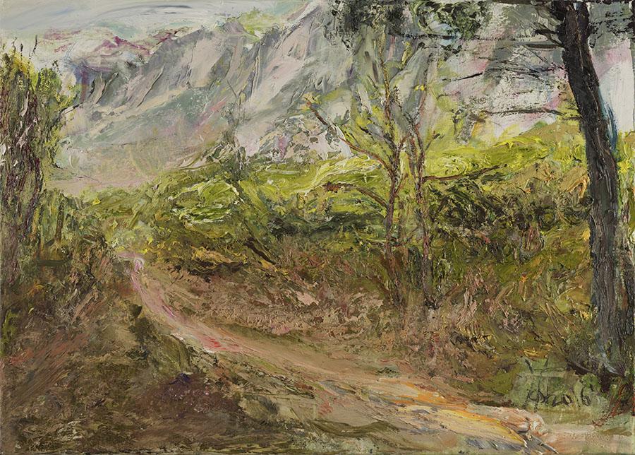 Weg zum Sainte-Victoire - Johannes Heisig 