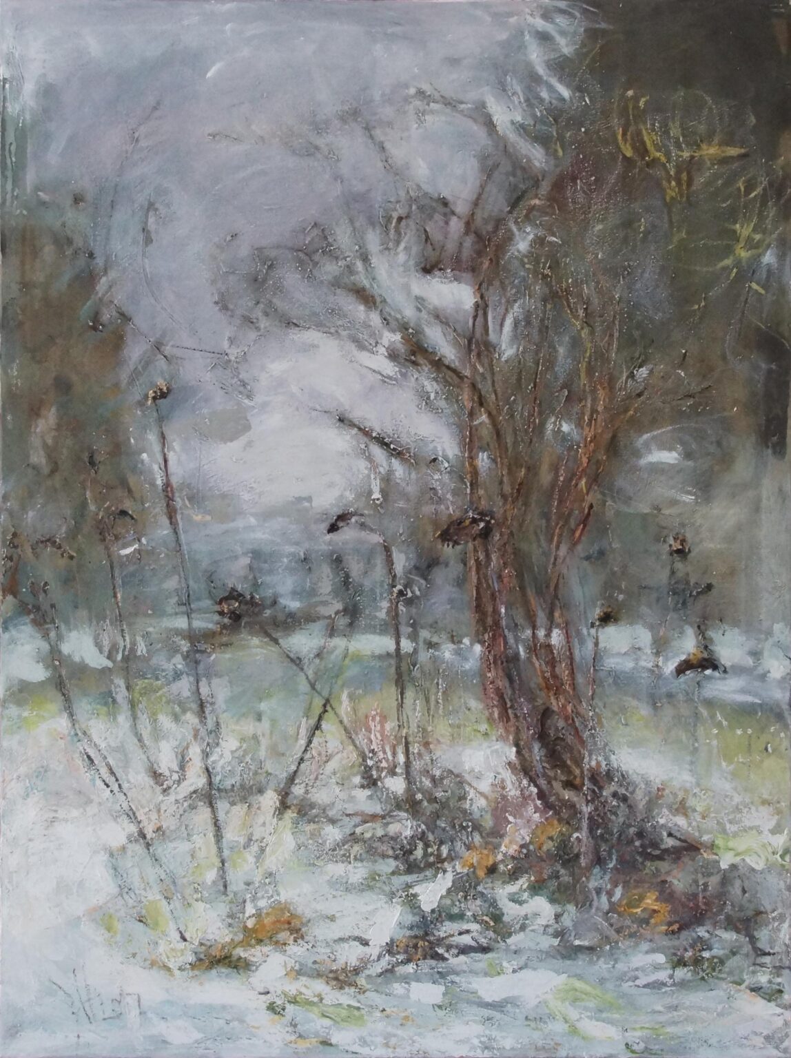 Garten im Winter - Johannes Heisig 