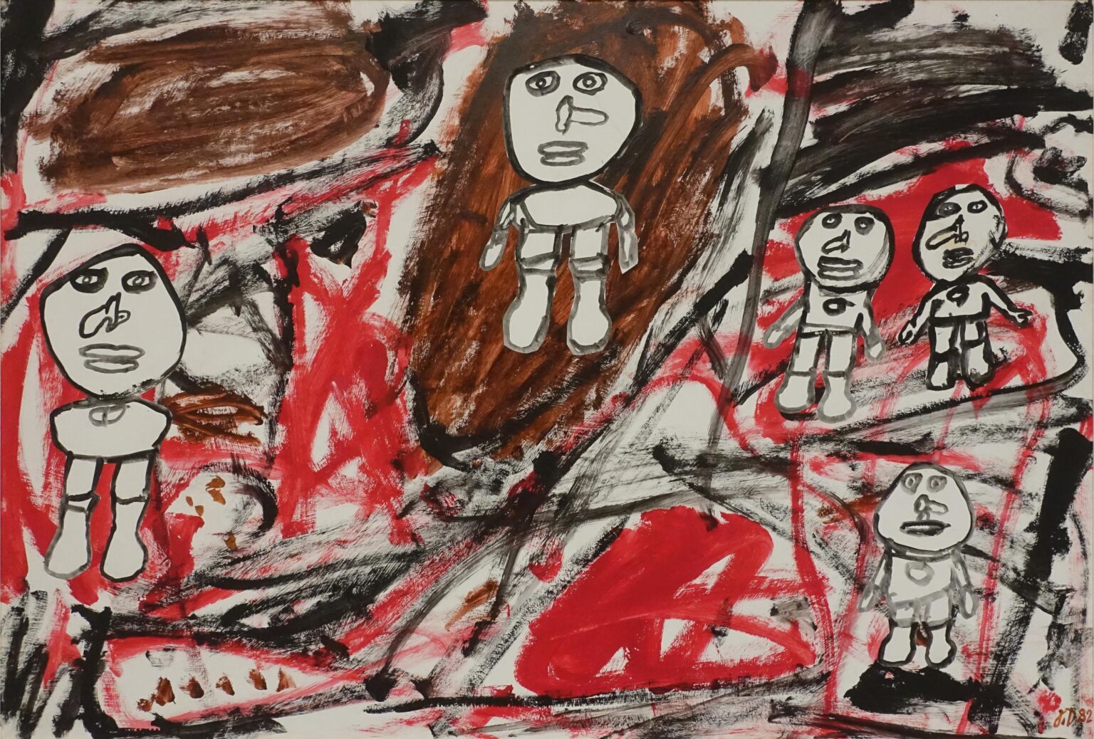 Site al&eacute;atoire: lieux habites - Jean Dubuffet 