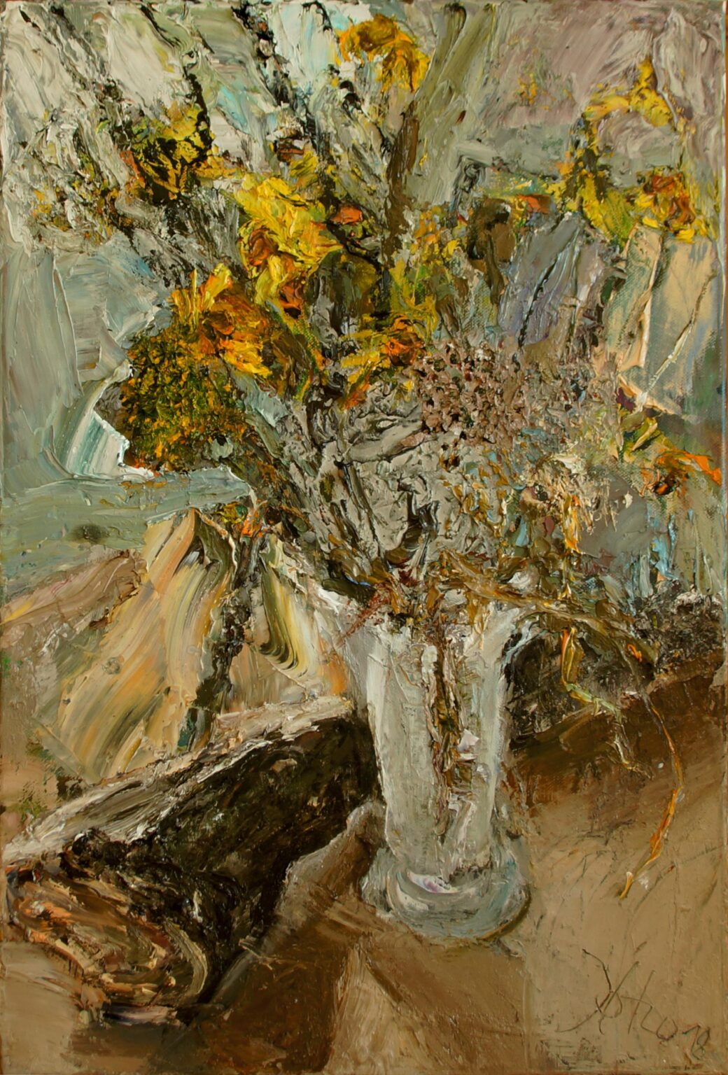 Gartenblumen II - Johannes Heisig 