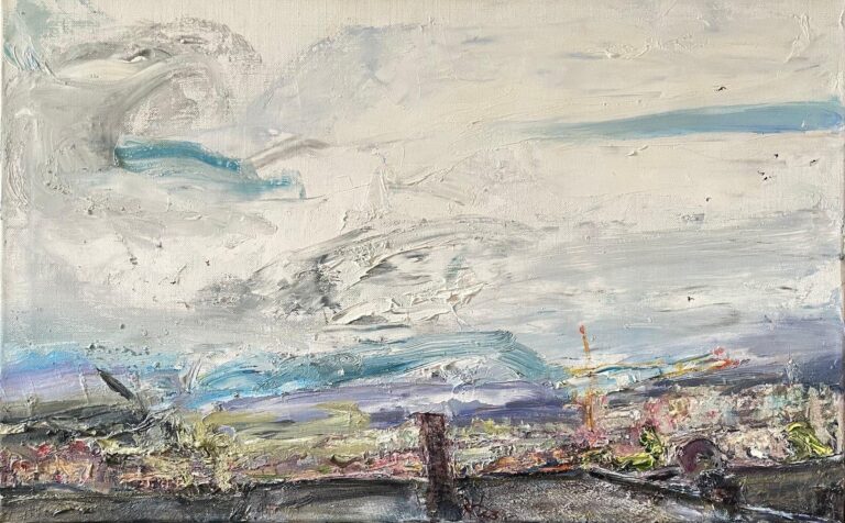 Berliner Dachlandschaft - Johannes Heisig 