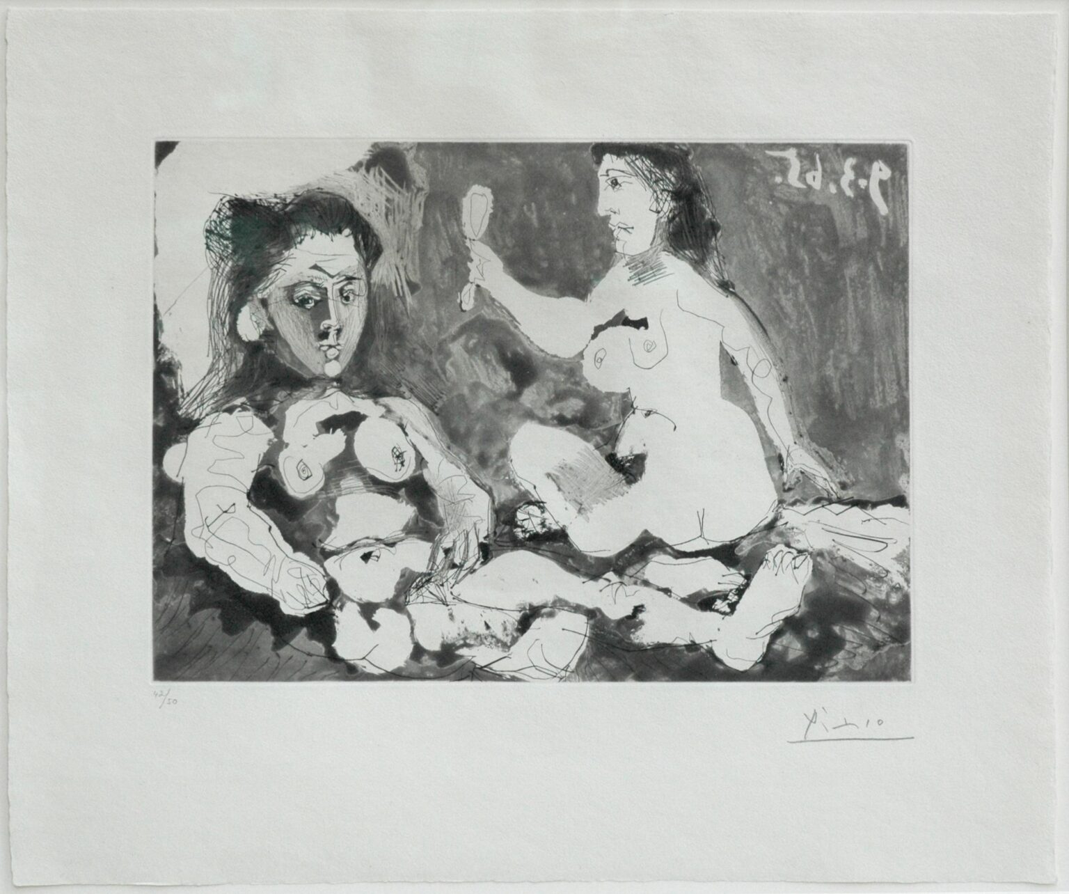 Femme &agrave; leur Toilette II - Pablo Picasso 