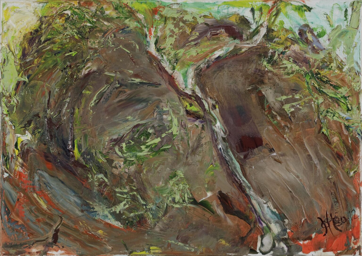 Kleiner Odenwald-Fries II - Johannes Heisig 