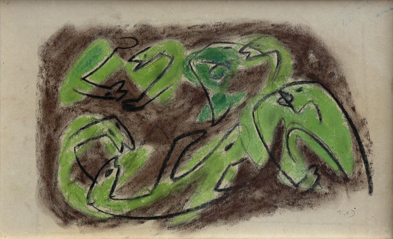 Animal l&eacute;chant la Blessure - Andr&eacute; Masson 