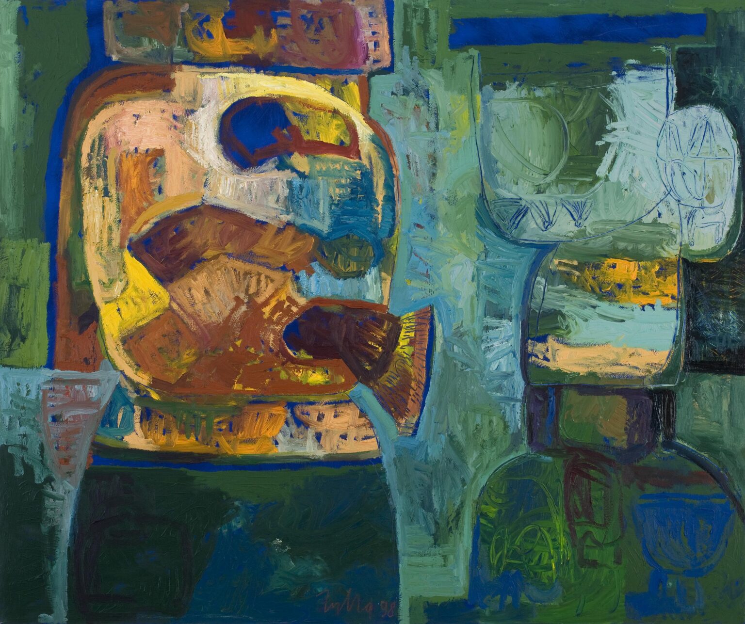 Blaues Bild - Klaus Zylla 