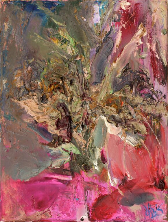 Variationen eines Blumenstraußes IV - Johannes Heisig 