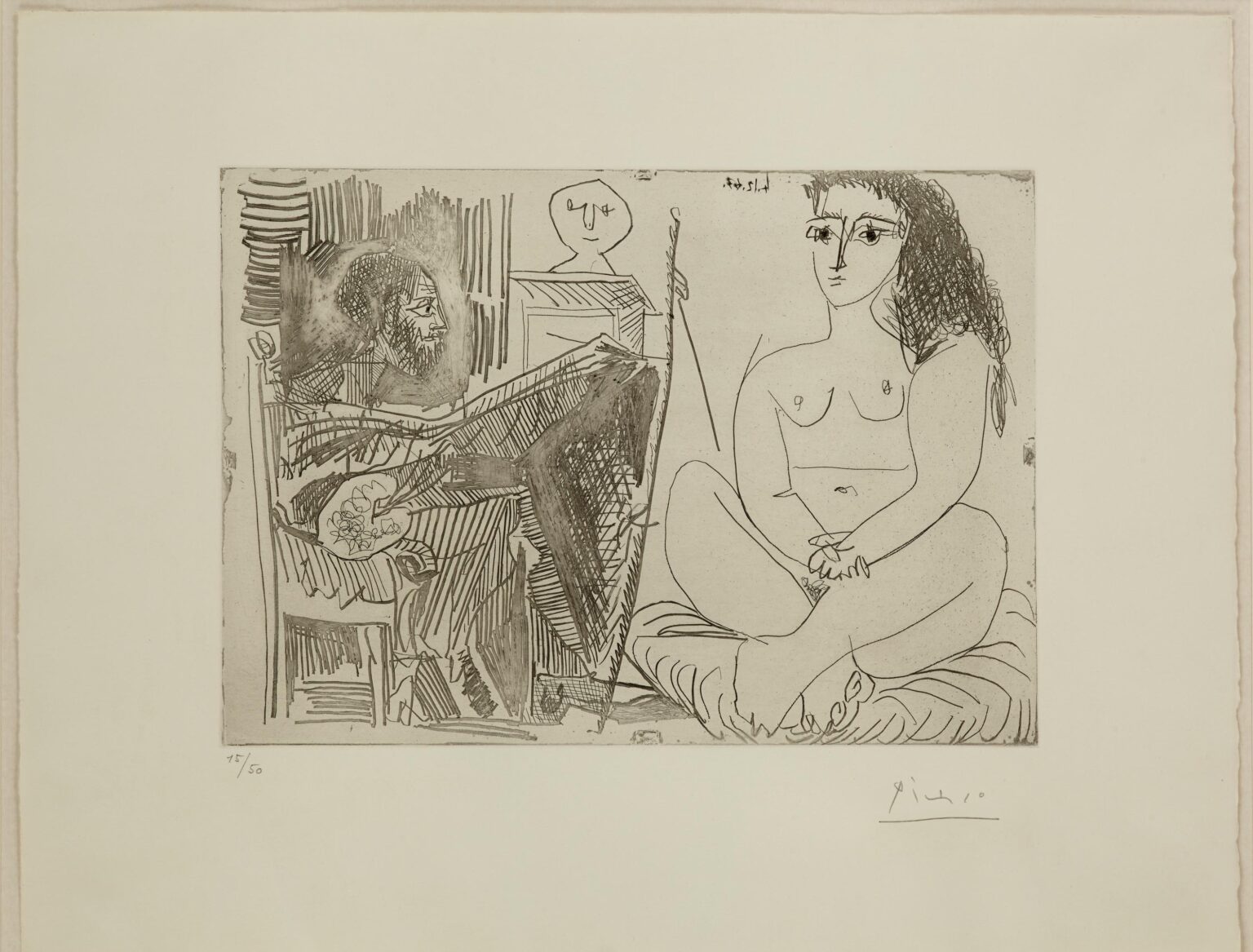 Peintre et Mod&egrave;le - Pablo Picasso 