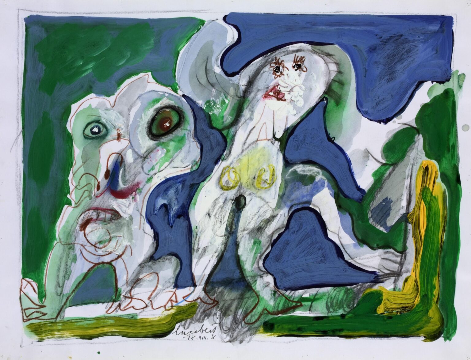 Ohne Titel, 78.VIII.8 - Lucebert 