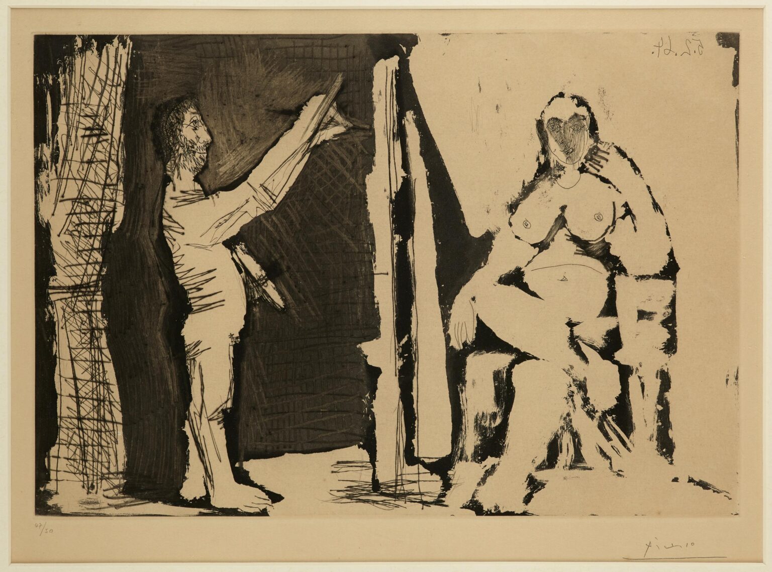 Le Peintre et son Mod&egrave;le - Pablo Picasso 