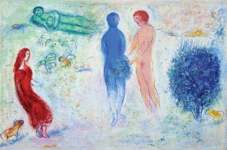 Le Jugement de Chloé - Marc Chagall 