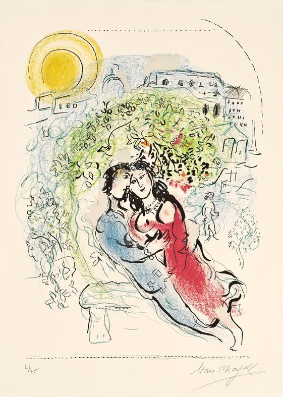Le square de Paris - Marc Chagall 