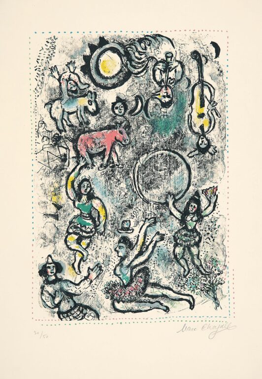 Les Saltimbanques - Marc Chagall 