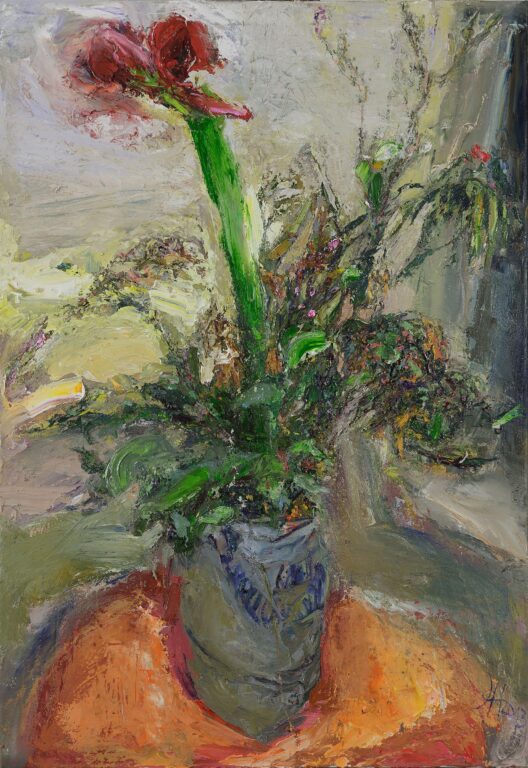 Amaryllis nachts - Johannes Heisig 