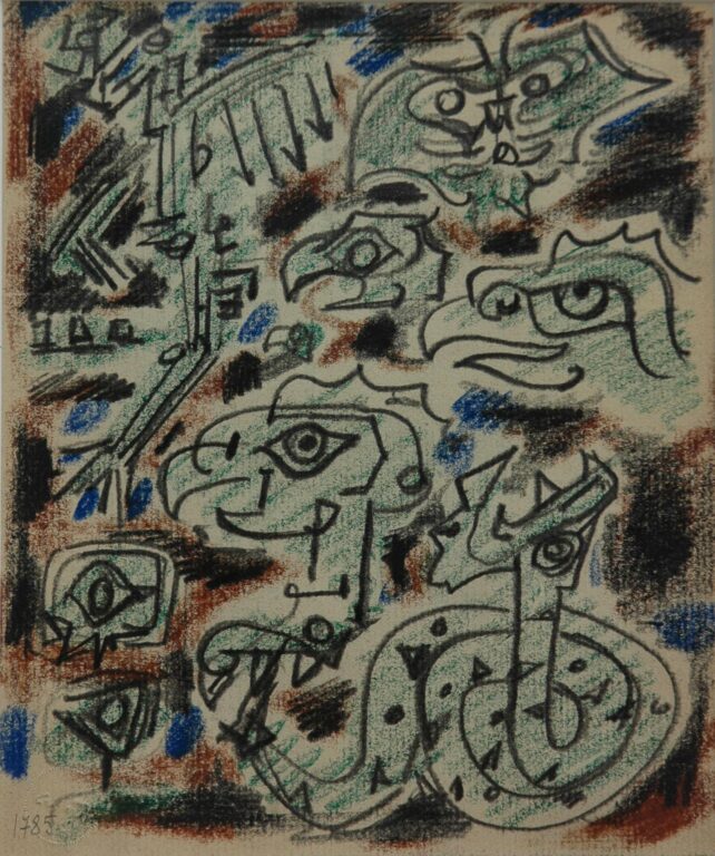 Masque Aztèque I - André Masson 