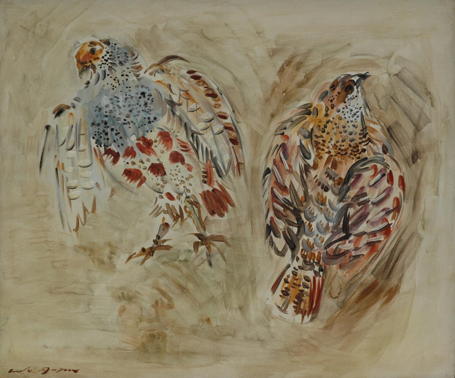 &Eacute;tude de Perdrix - Andr&eacute; Masson 