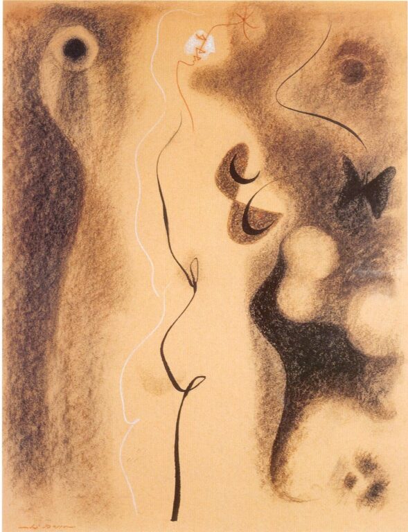 Nu au Papillon - André Masson 