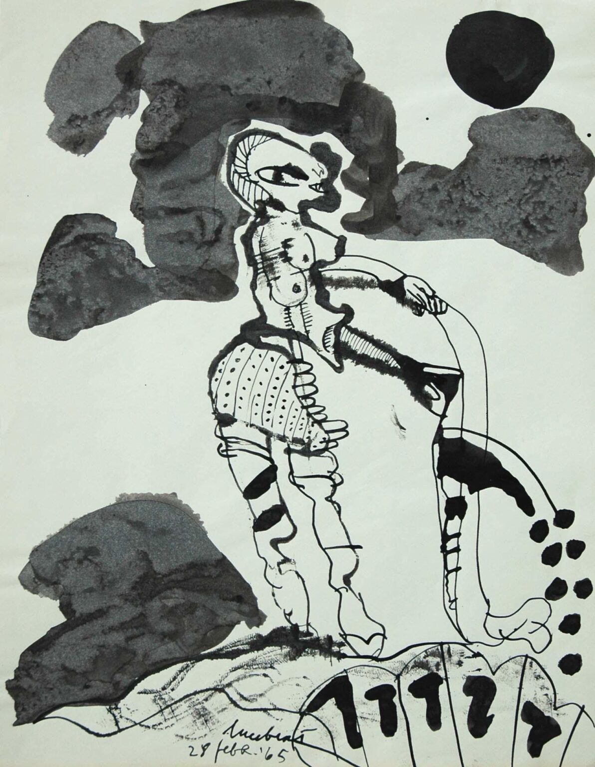 Ohne Titel, 28. febr. &rsquo;65 - Lucebert 