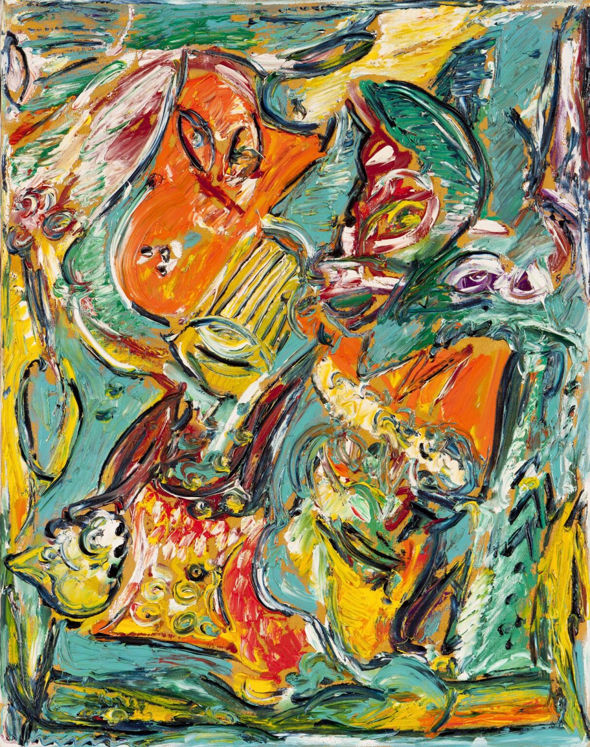 Mor og barn (Mutter und Kind) - Carl-Henning Pedersen 