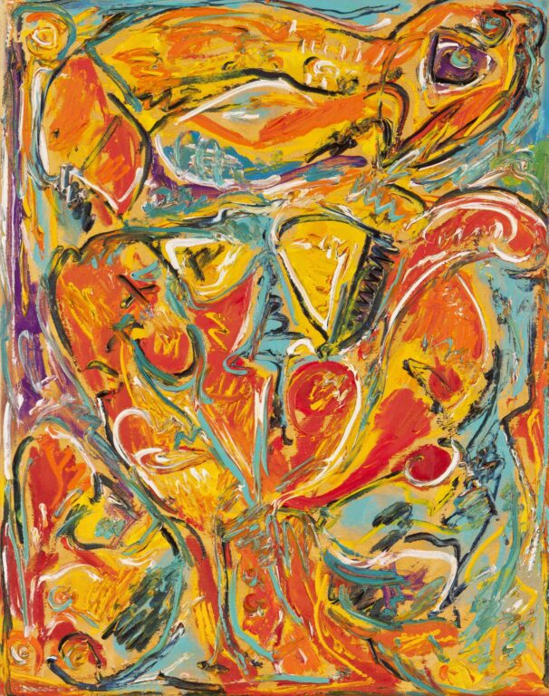 Fuglen og Frugten (Vogel und Früchte) - Carl-Henning Pedersen 