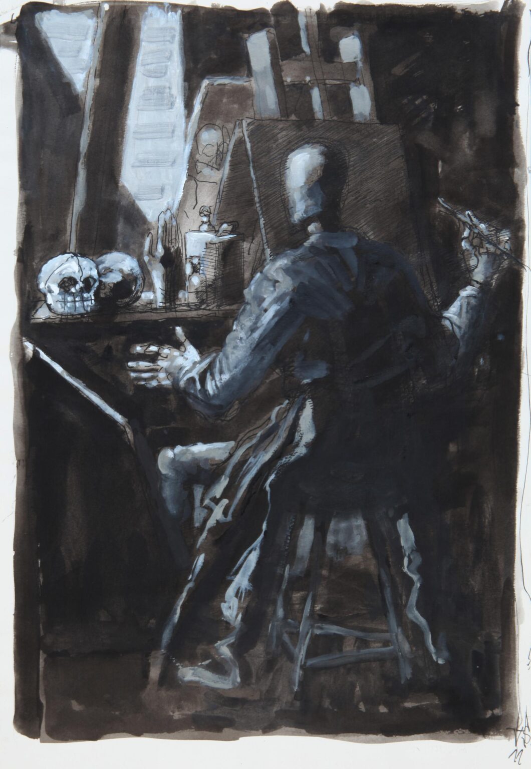 Manichino I - Volker Stelzmann 