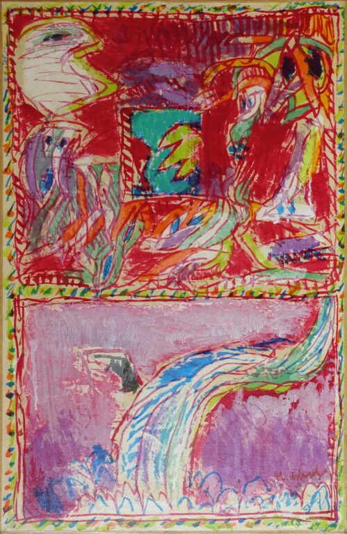 Acrobatie Chromatique - Pierre Alechinsky 