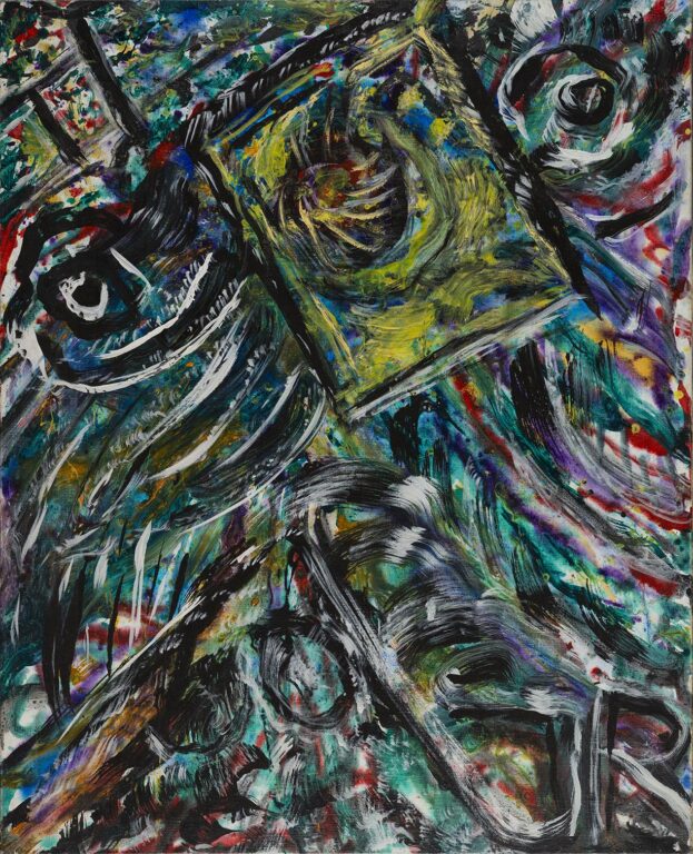 Aborigène au travail - Jean Raine 