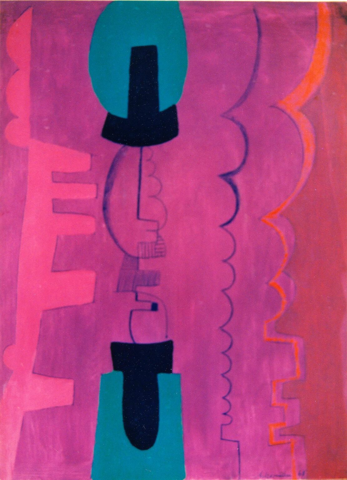 Ohne Titel (1968) - Max Ackermann 