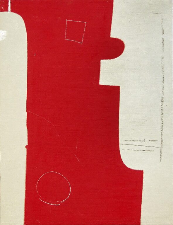 Abstrakte Stele Juli 1966 - Max Ackermann 