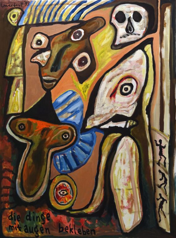 Die Dinge mit Augen bekleben - Lucebert 