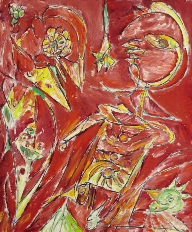 Rødt Inca - Carl-Henning Pedersen 