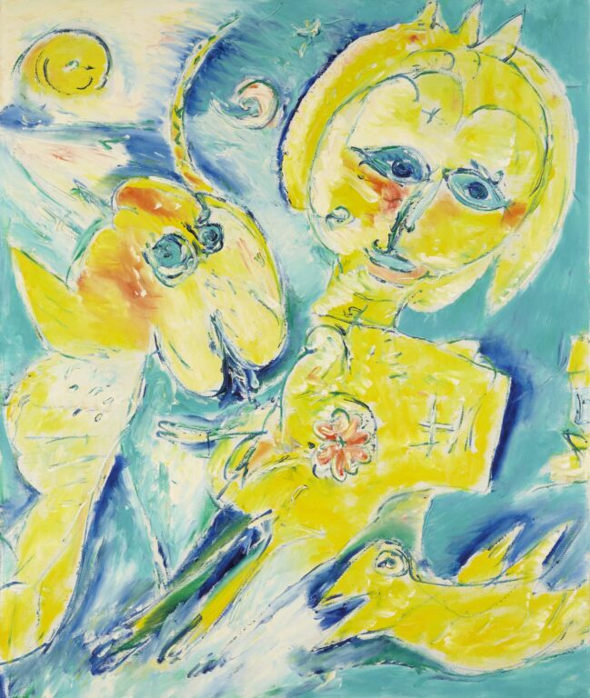 Blomster Hjerte - Carl-Henning Pedersen 