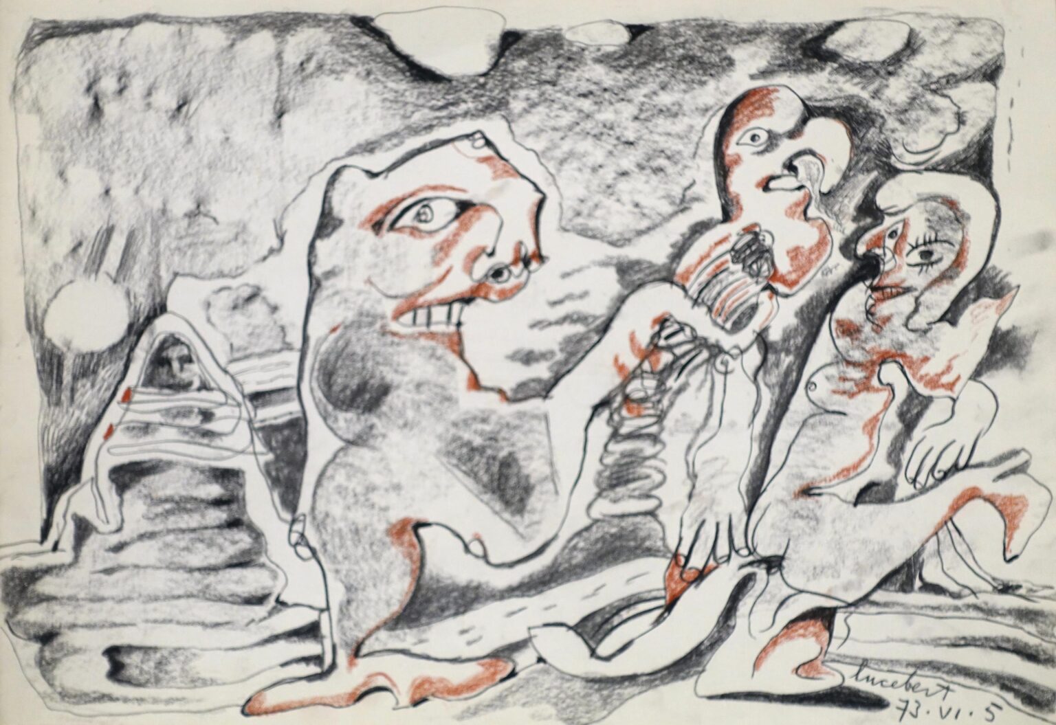 Ohne Titel (73.VI.5) - Lucebert 