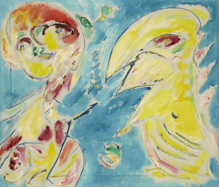 Gul fugl - Carl-Henning Pedersen 