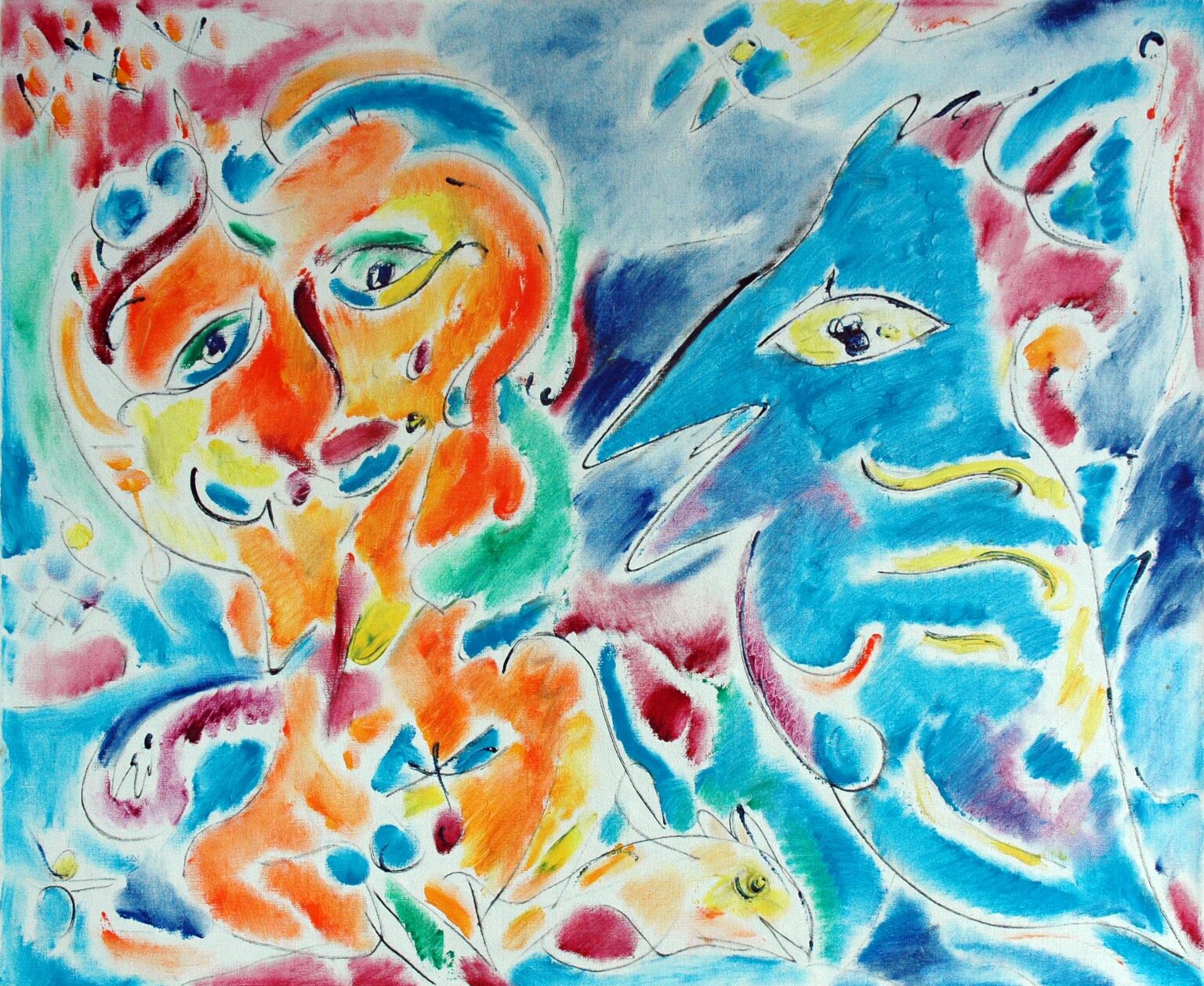 Dialog med den gyldne pige - Carl-Henning Pedersen 