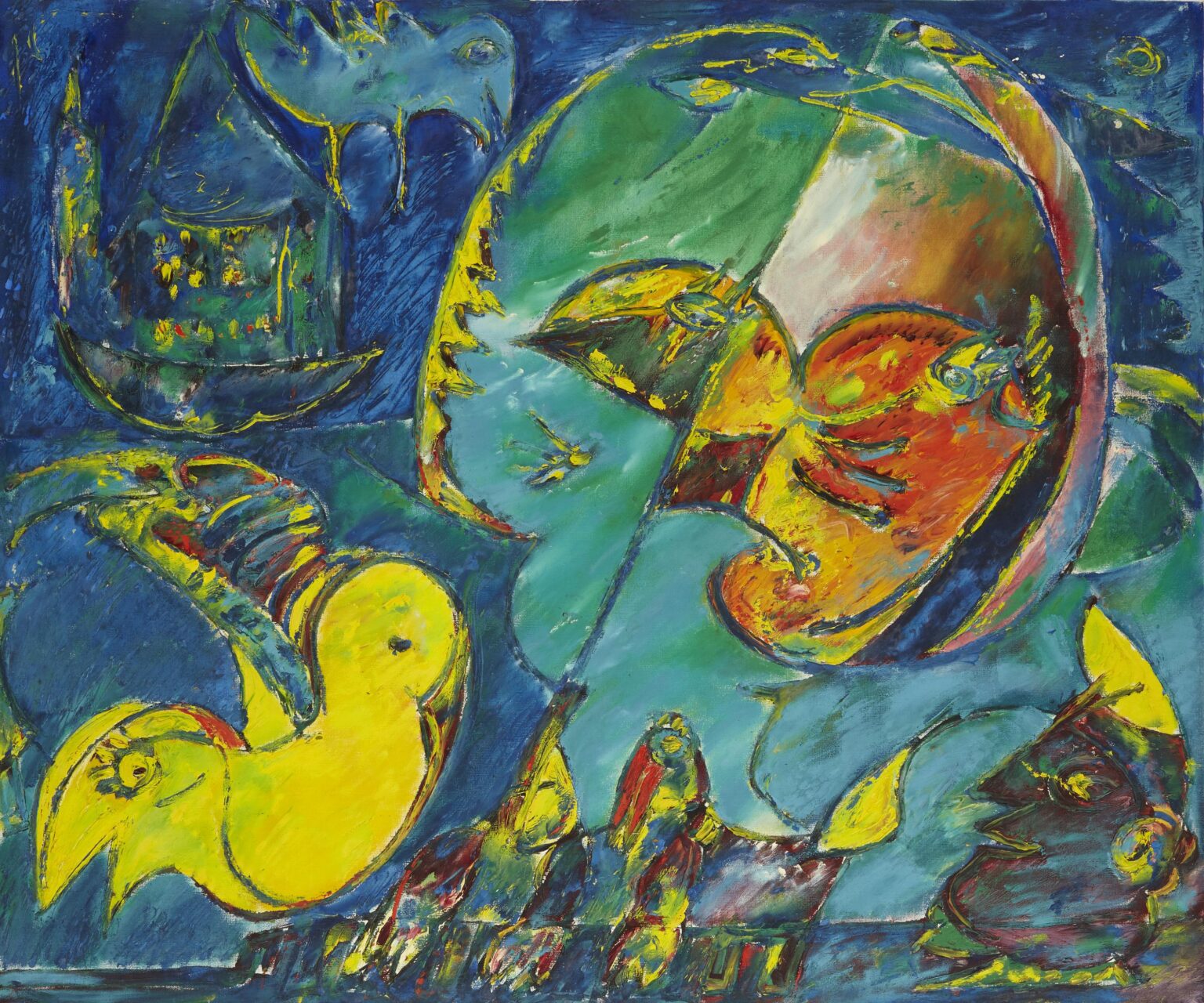 Ved floden - Carl-Henning Pedersen 