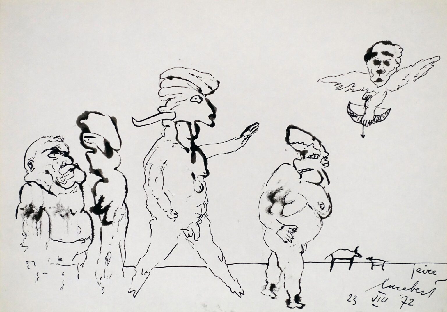 Ohne Titel (23.VIII.&rsquo;72) - Lucebert 