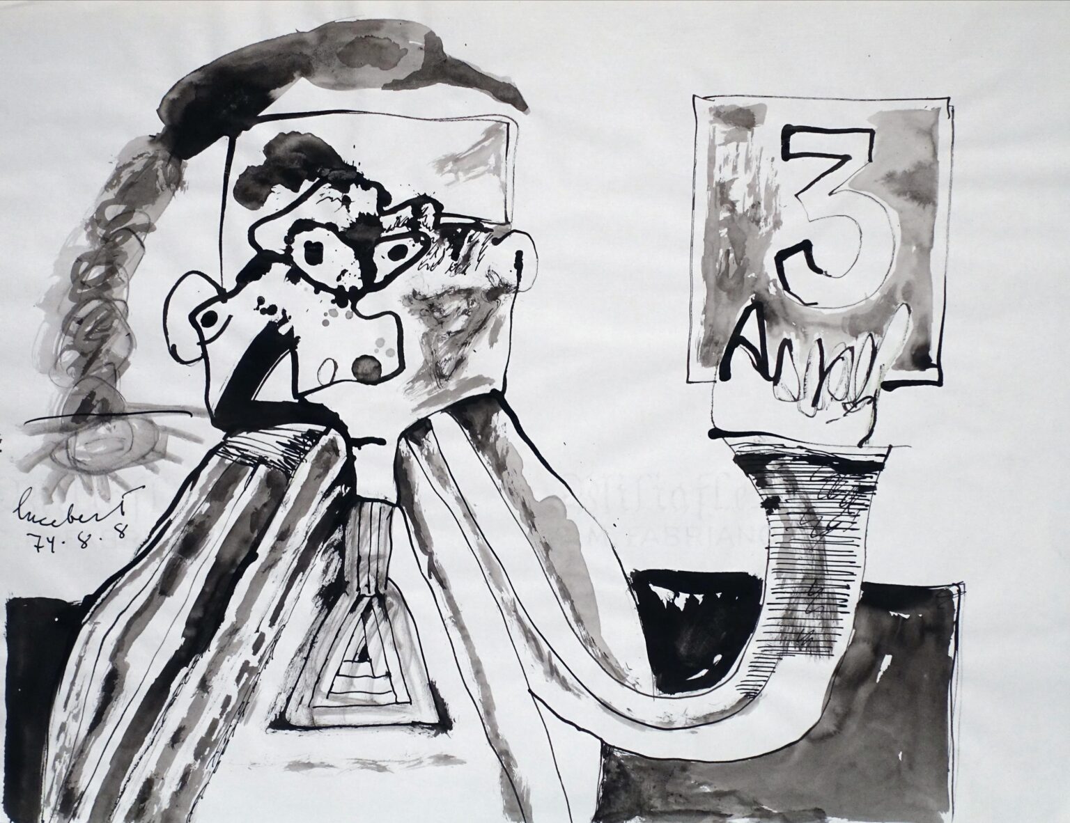 Ohne Titel (74.8.8) - Lucebert 