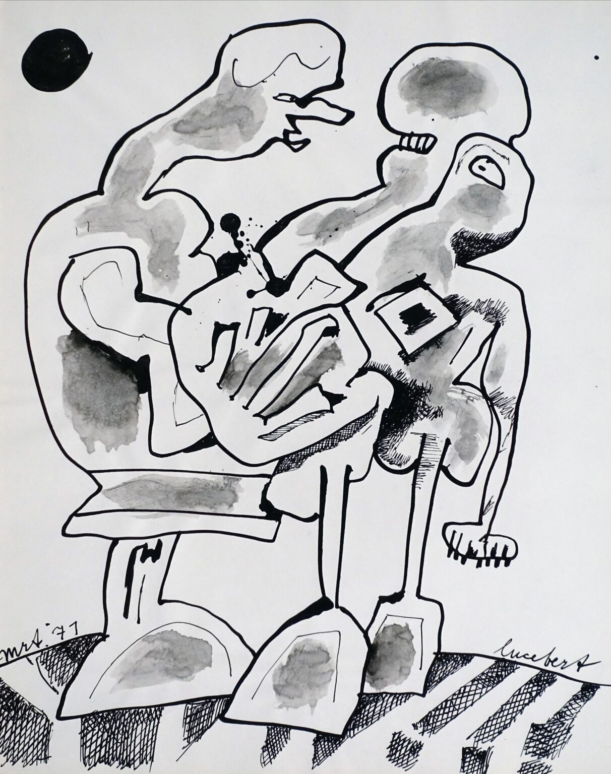 Ohne Titel (mrt. &rsquo;71) - Lucebert 